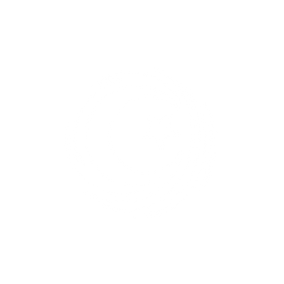 Stylized Moon Logo #ffffff