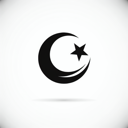 Logo with Crescent Star