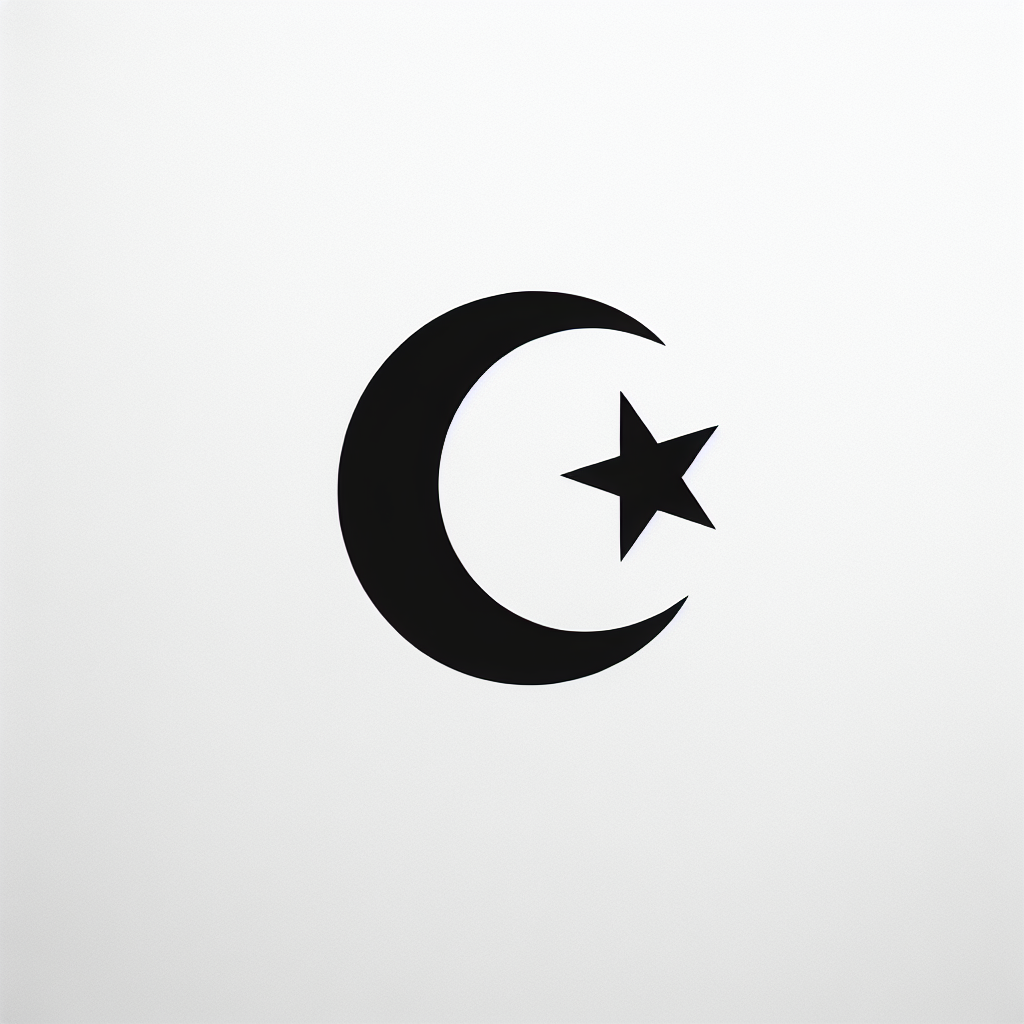 Logo with Crescent Moon