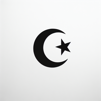 Logo with Crescent Moon