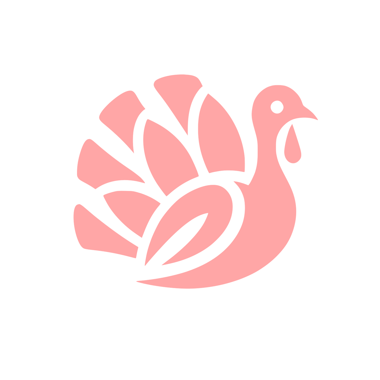 Turkey Logo Design #ffa6a6