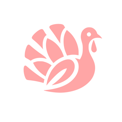 Turkey Logo Design #ffa6a6