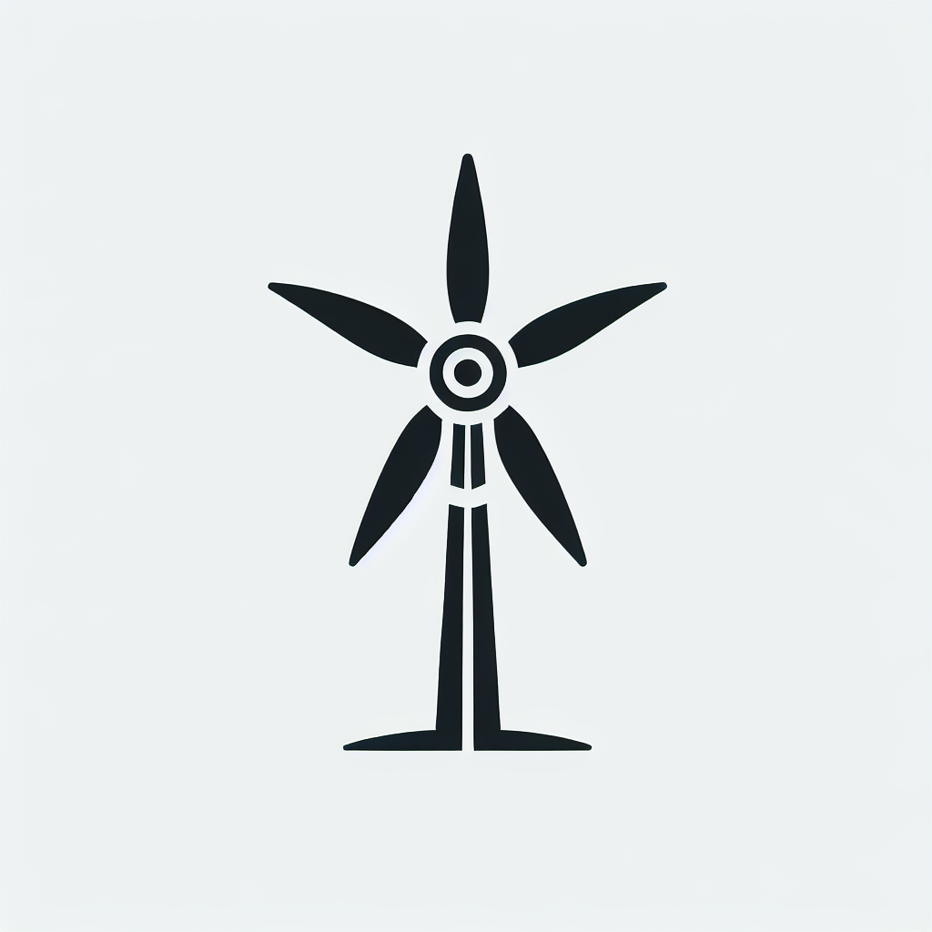 Wind Turbine Logo