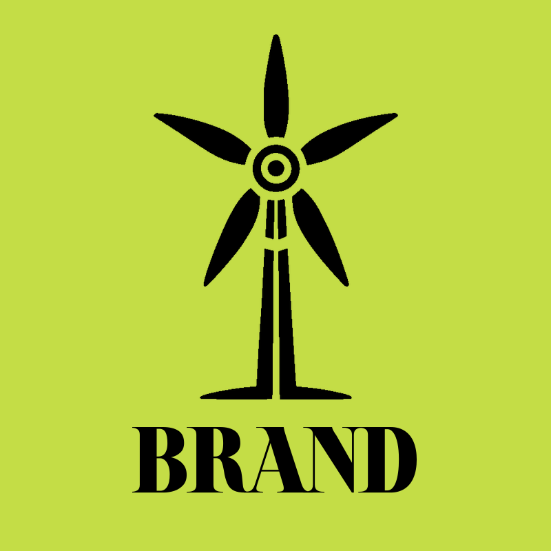 Wind Turbine Logo preview