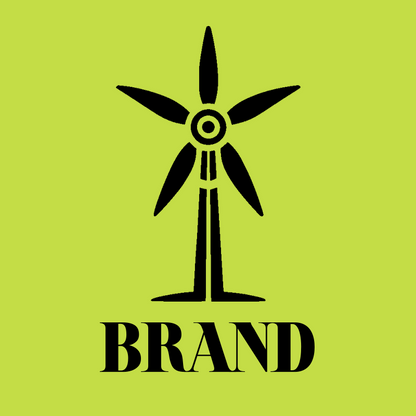 Wind Turbine Logo preview