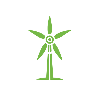Wind Turbine Logo #76B947