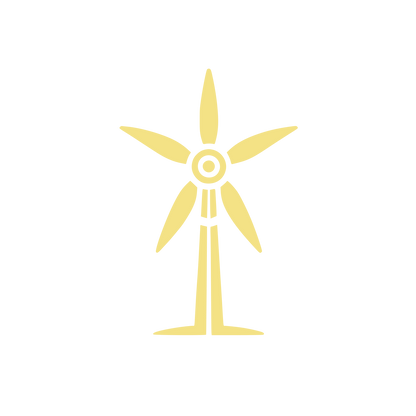 Wind Turbine Logo #F4E285