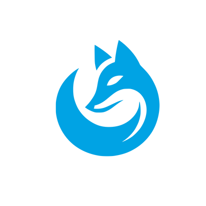 Black Fox Logo #00a3e4