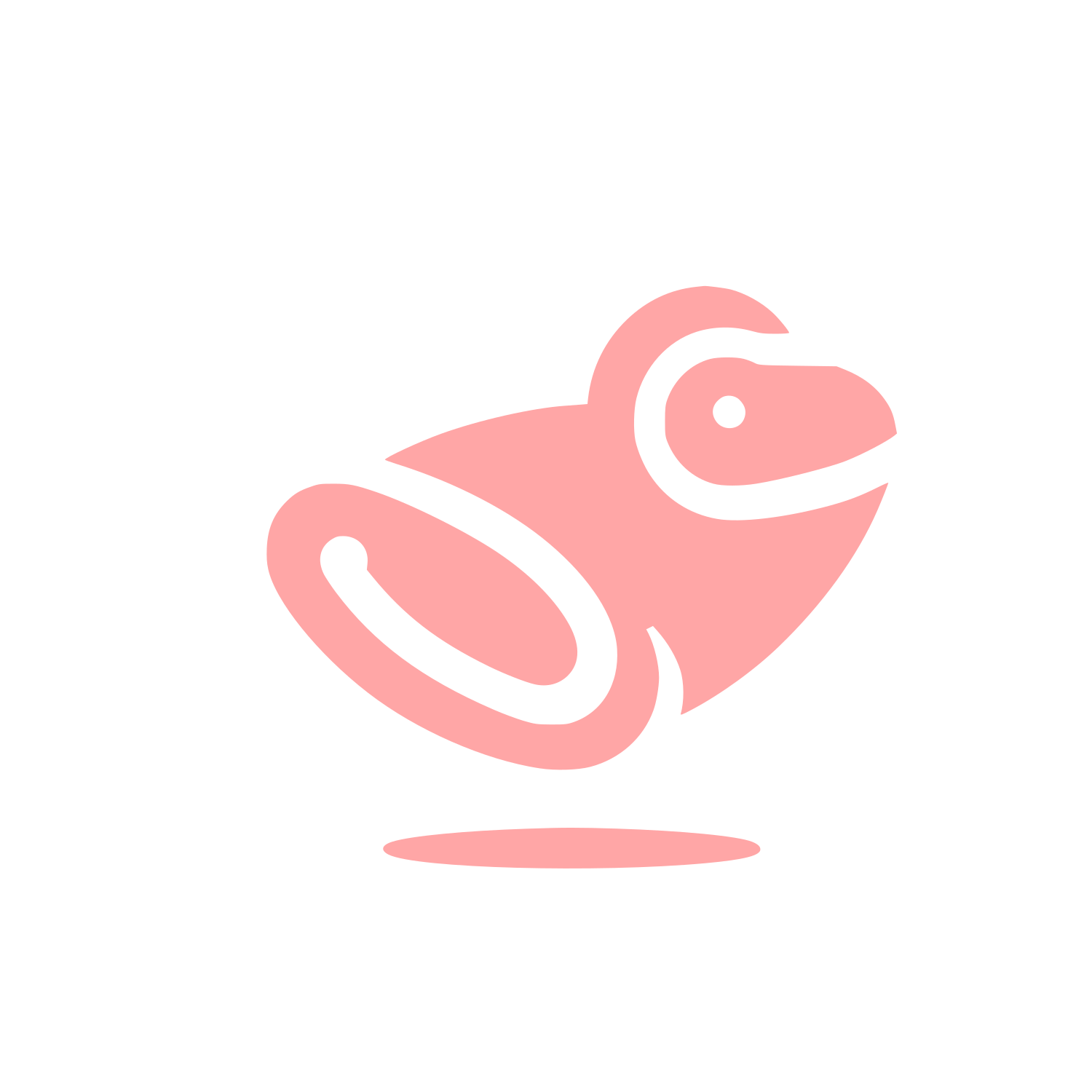 Logo of a Creature #ffa6a6