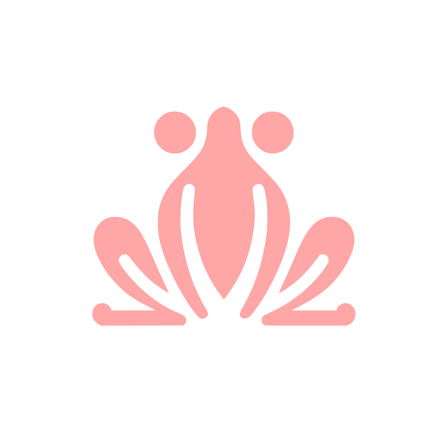 Frog Logo #ffa6a6