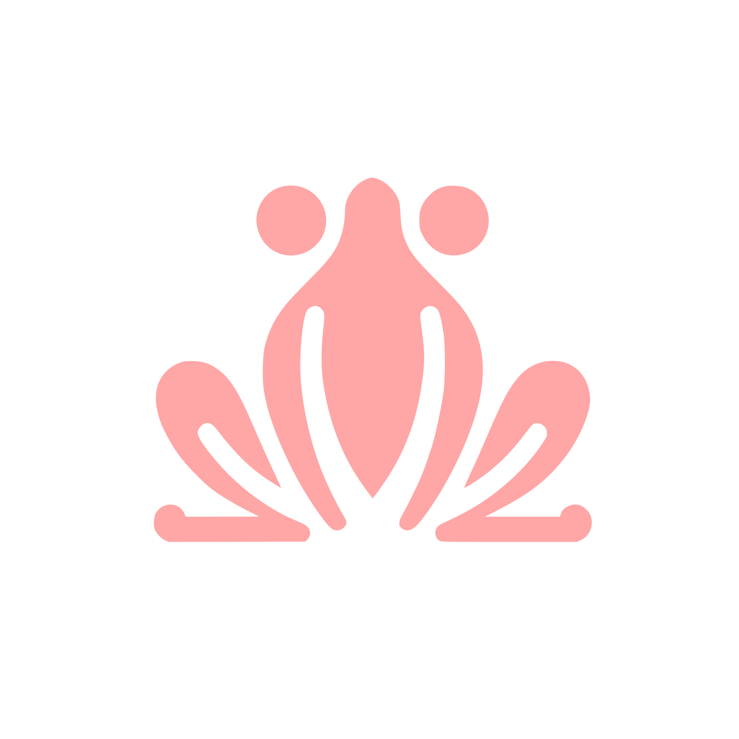 Frog Logo #ffa6a6