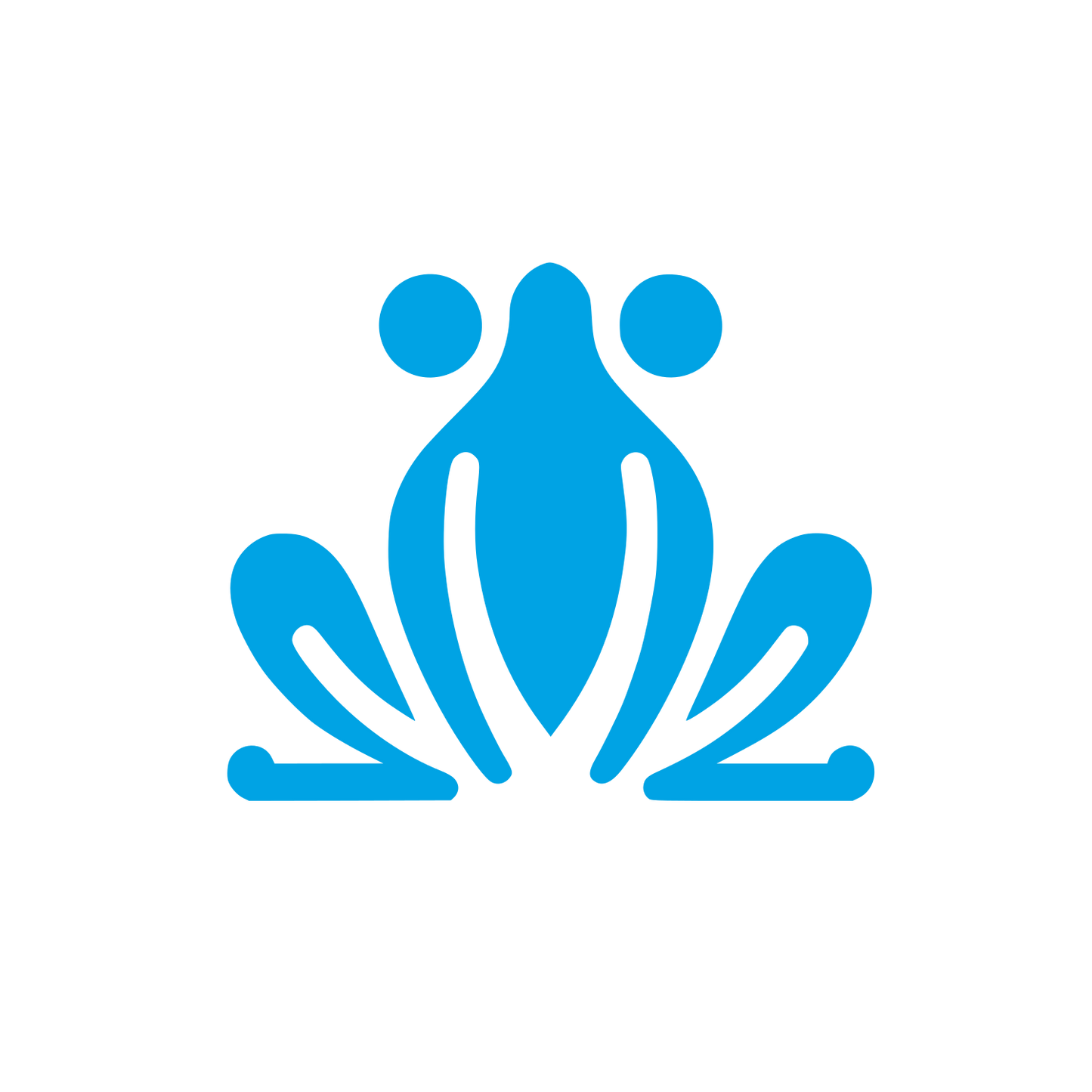 Frog Logo #00a3e4