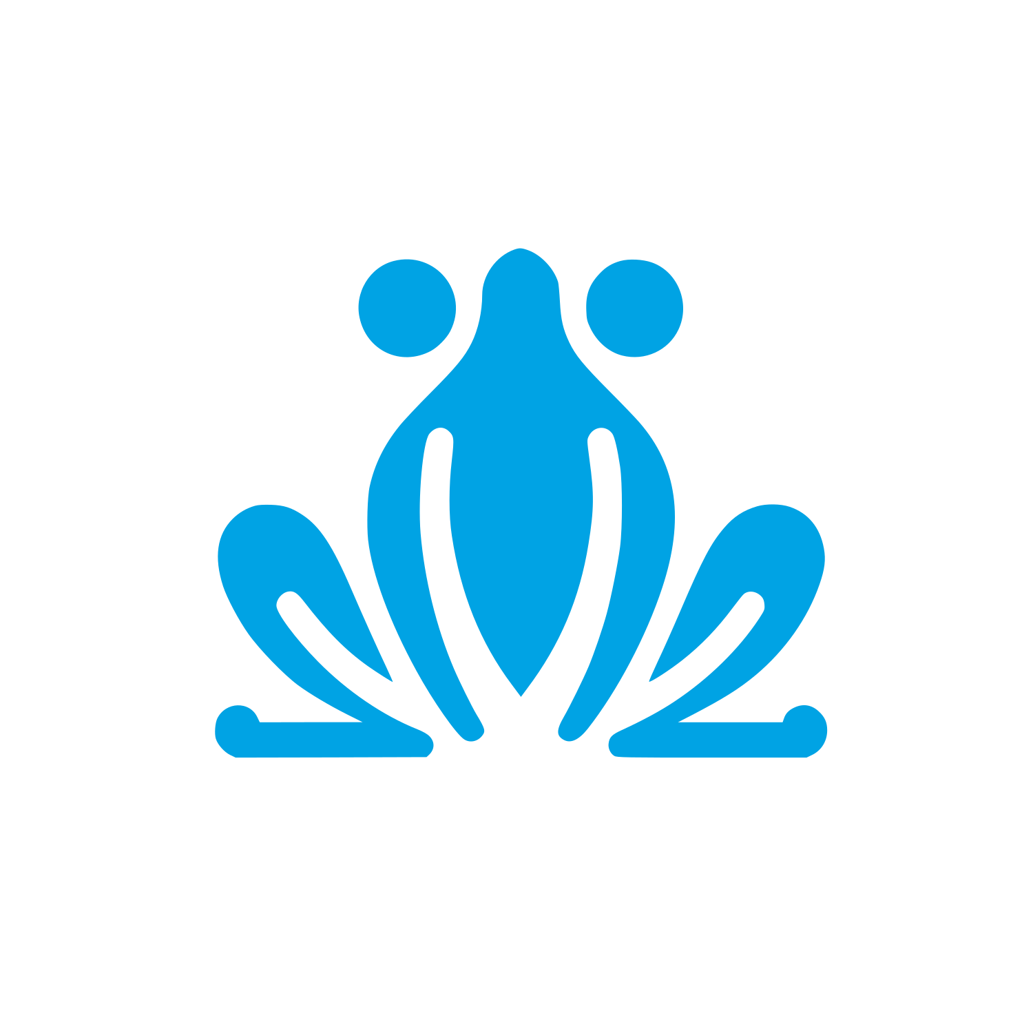 Frog Logo #00a3e4