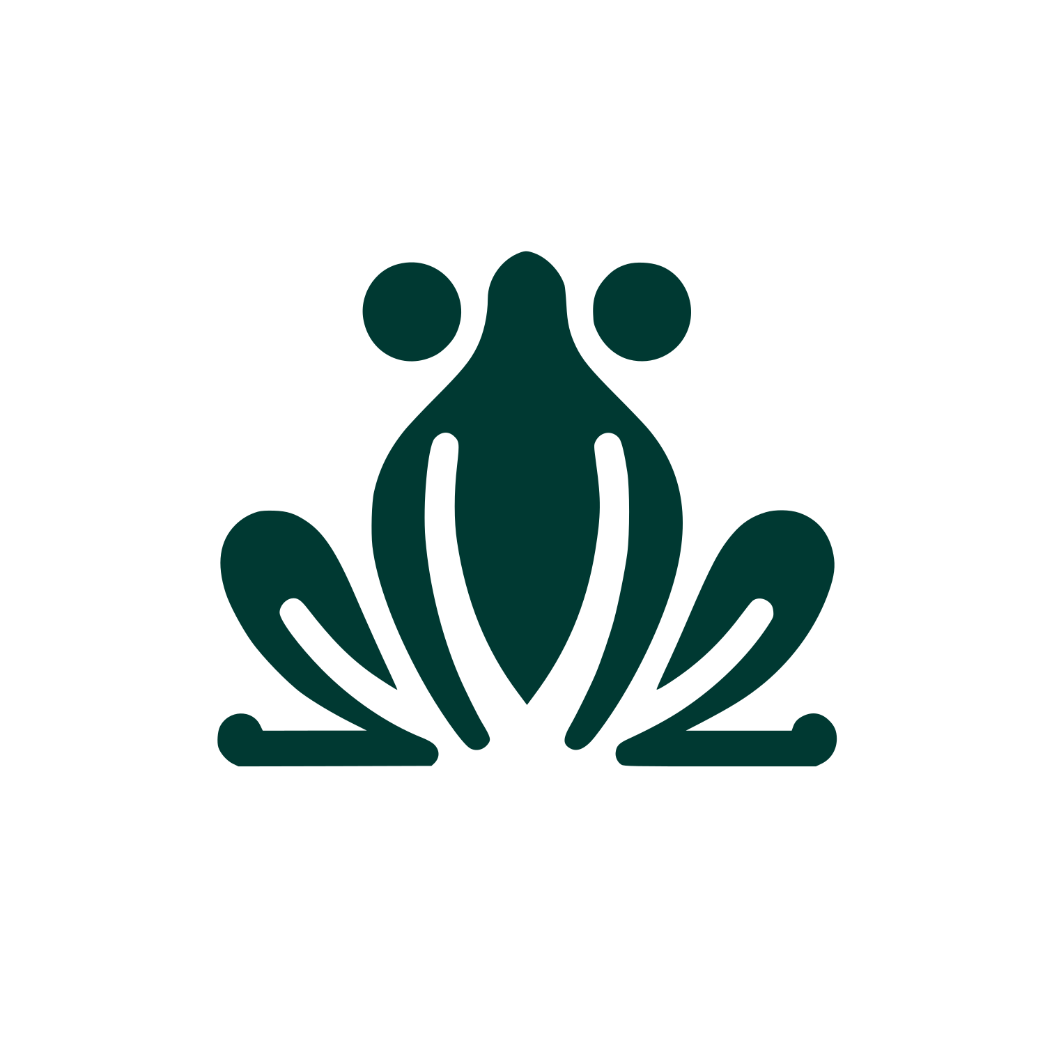 Frog Logo #003932