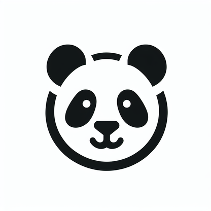 Panda Bear Logo