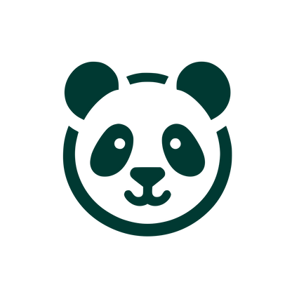 Panda Bear Logo #003932