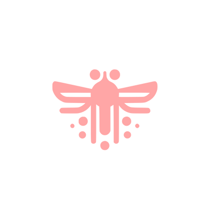 Bee Inspired Logo #ffa6a6
