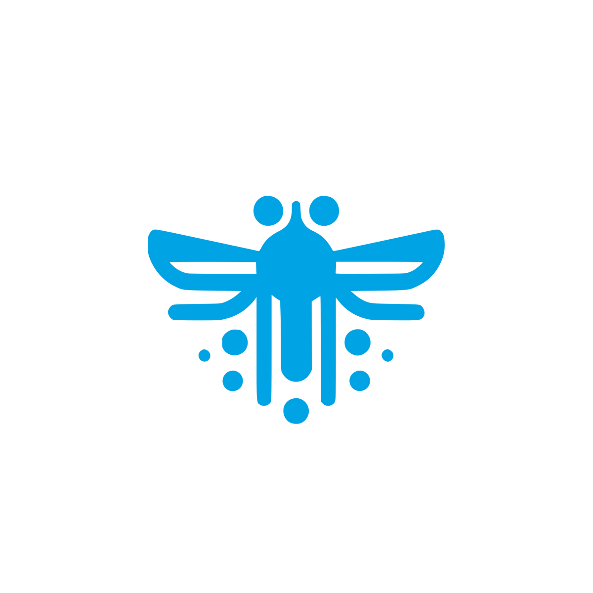 Bee Inspired Logo #00a3e4