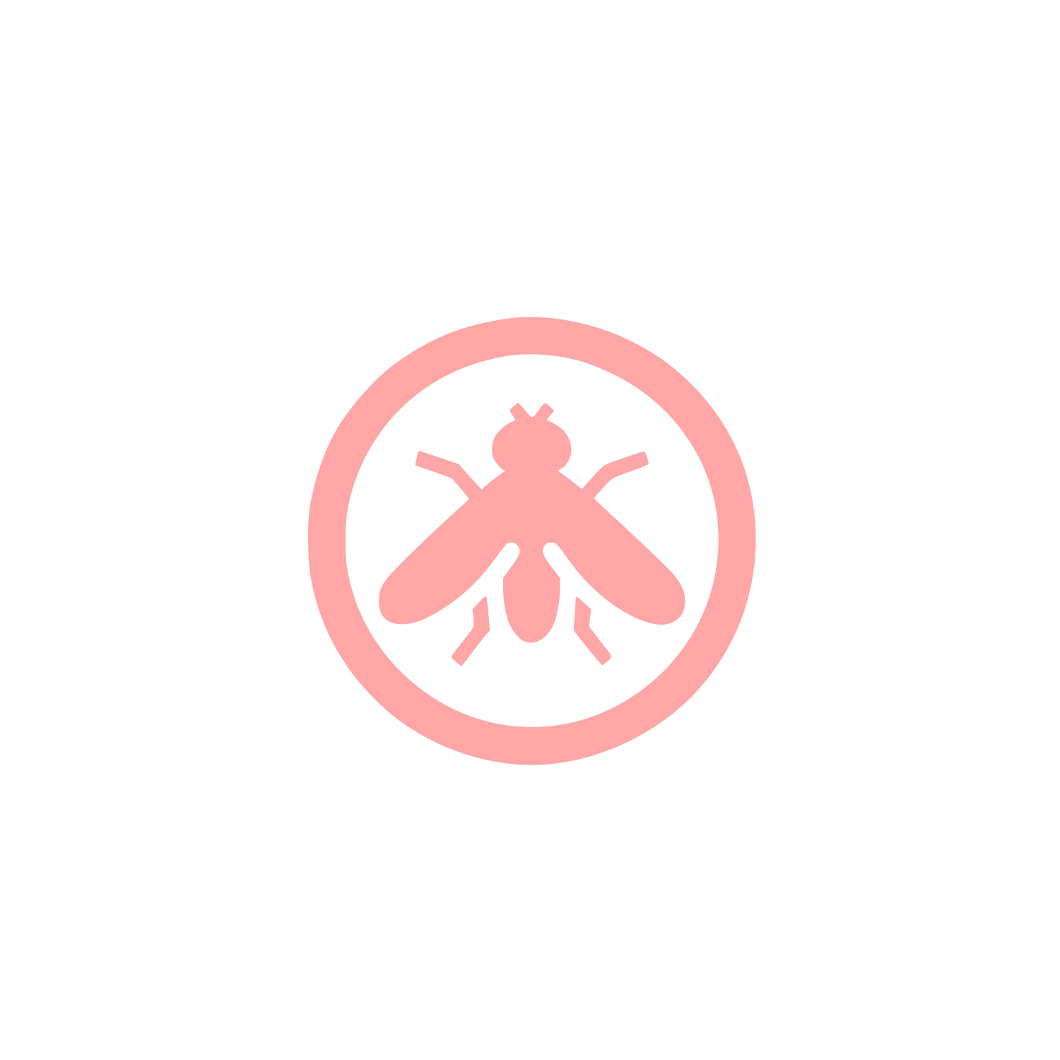 Insect Logo Design #ffa6a6