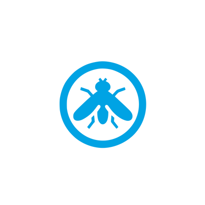Insect Logo Design #00a3e4
