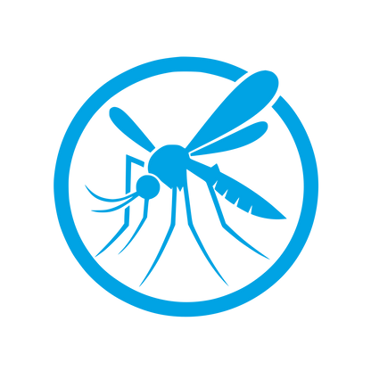 Mosquito Logo Design #00a3e4