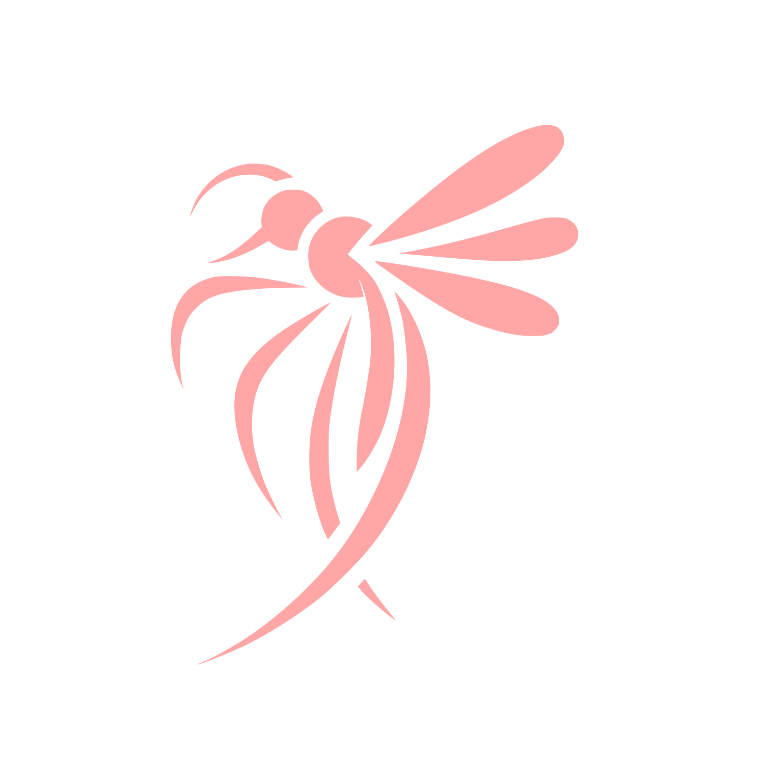 Mosquito Bold Logo #ffa6a6