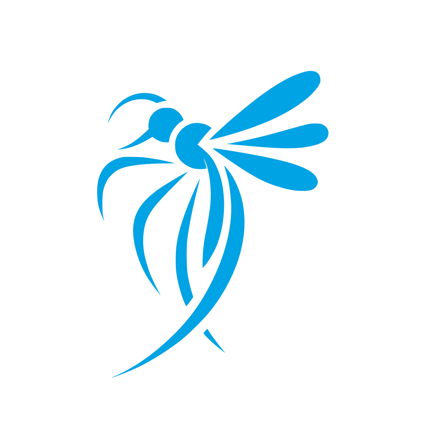 Mosquito Bold Logo #00a3e4