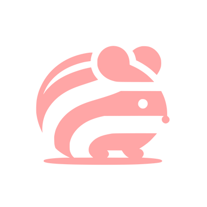 Logo of a Hedgehog #ffa6a6