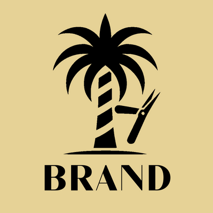 Tropical Barbershop Logo preview