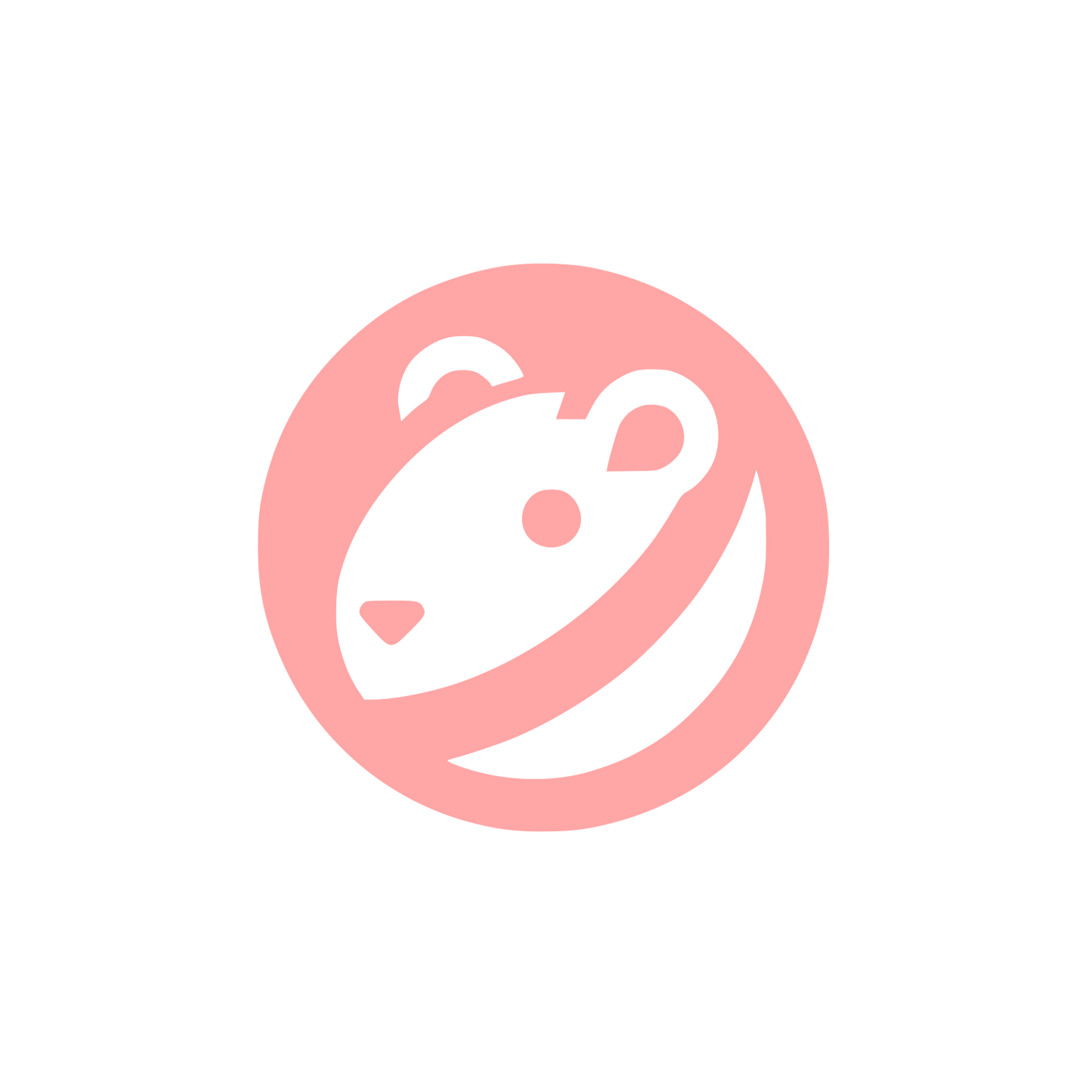 Logo of a Bear #ffa6a6