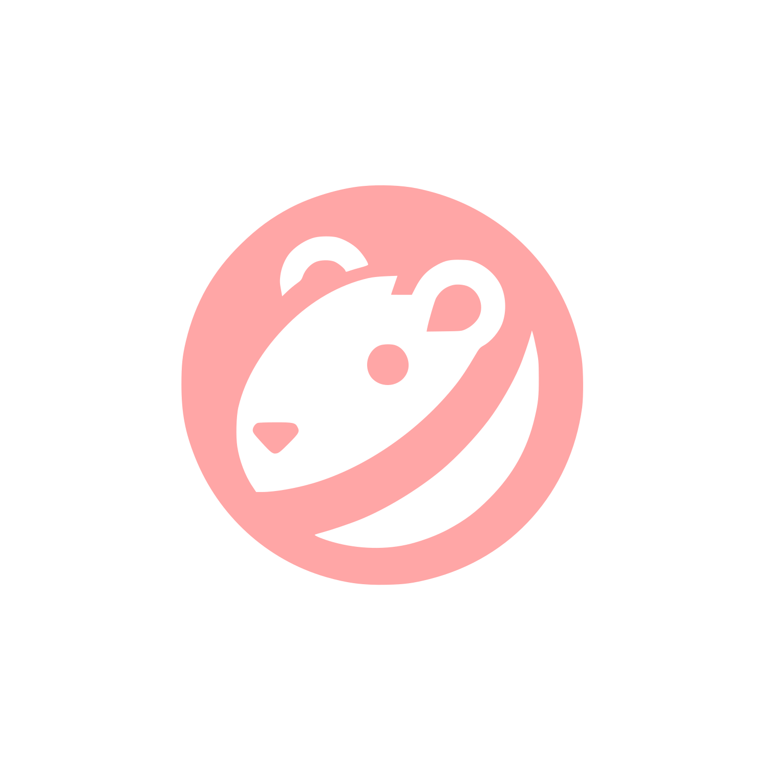 Logo of a Bear #ffa6a6