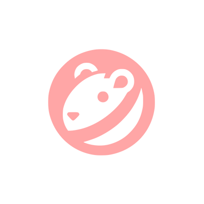 Logo of a Bear #ffa6a6