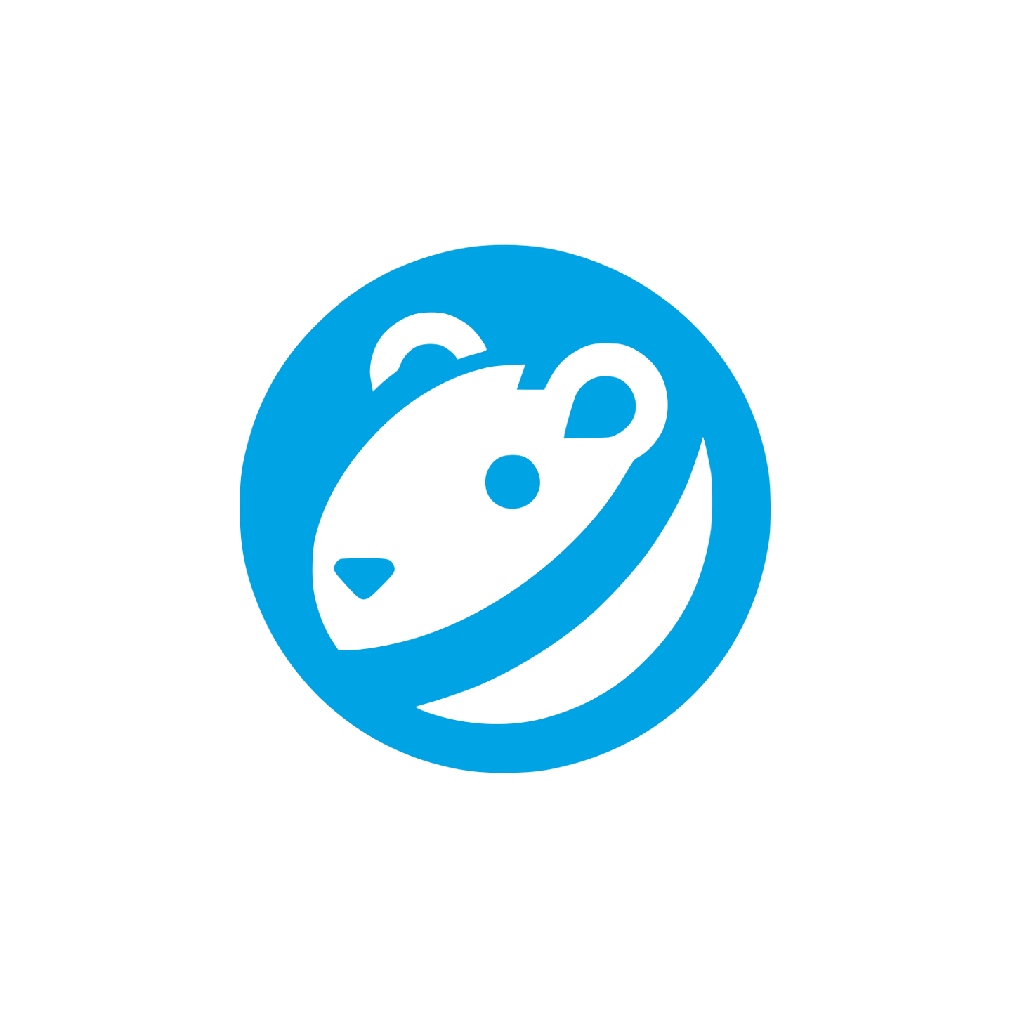 Logo of a Bear #00a3e4
