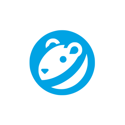 Logo of a Bear #00a3e4