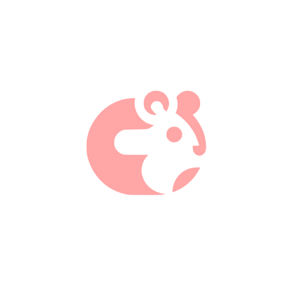Hamster Logo #ffa6a6