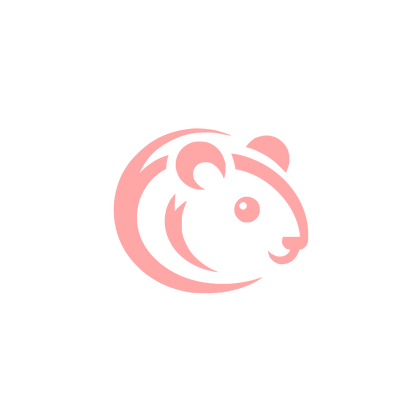 Hamster Hand-drawn Logo #ffa6a6
