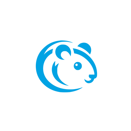 Hamster Hand-drawn Logo #00a3e4
