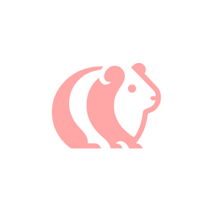 Guinea Pig Logo #ffa6a6