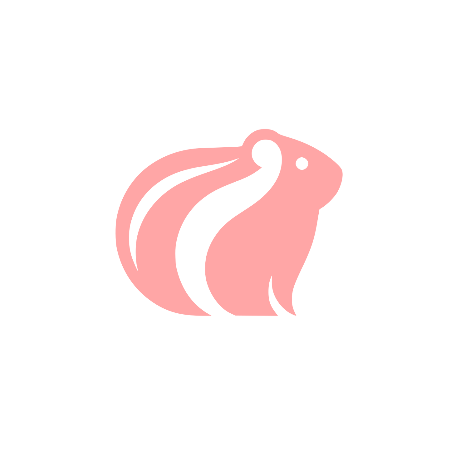 Guinea Pig Logo #ffa6a6