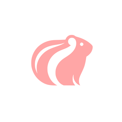 Guinea Pig Logo #ffa6a6