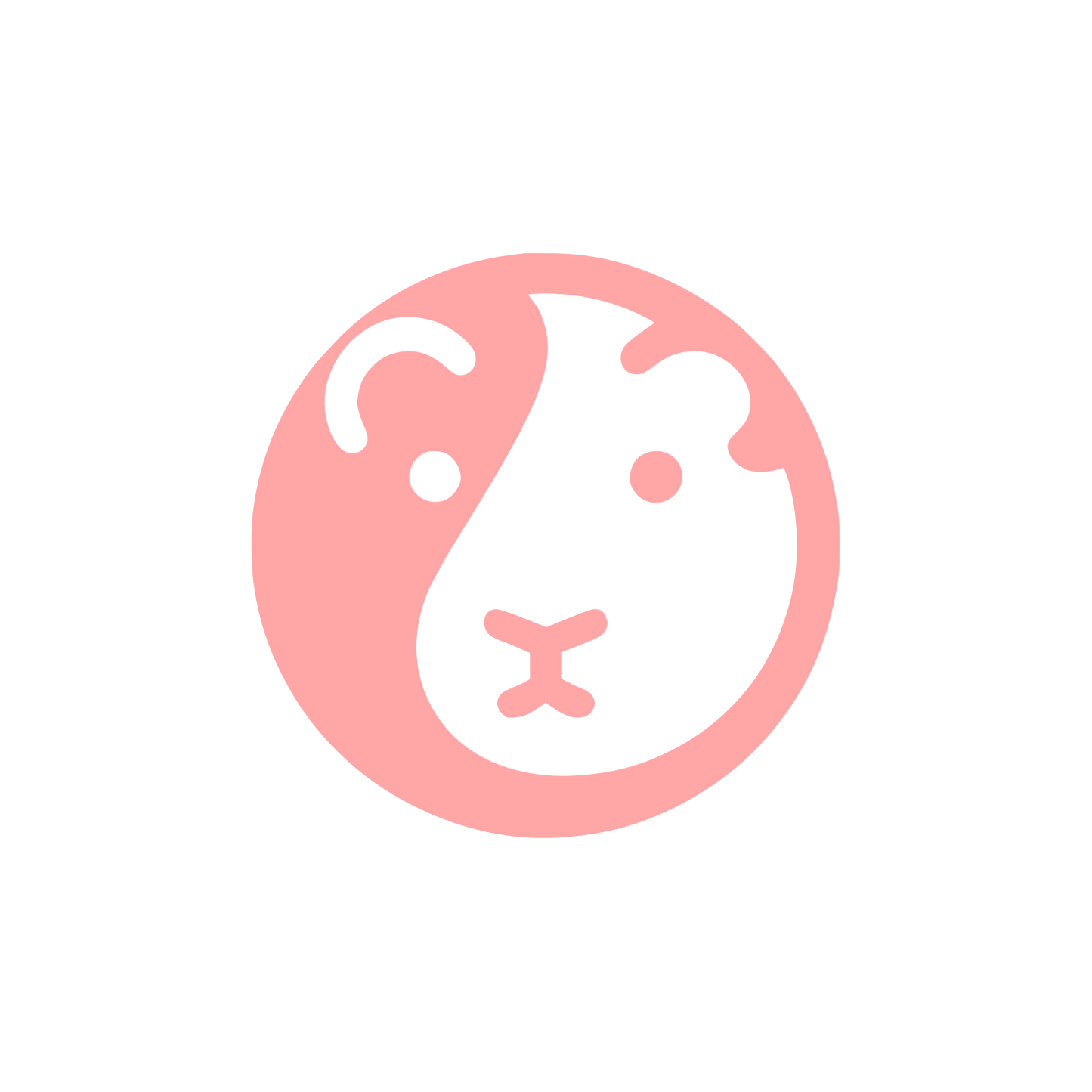 Lion Logo Design #ffa6a6