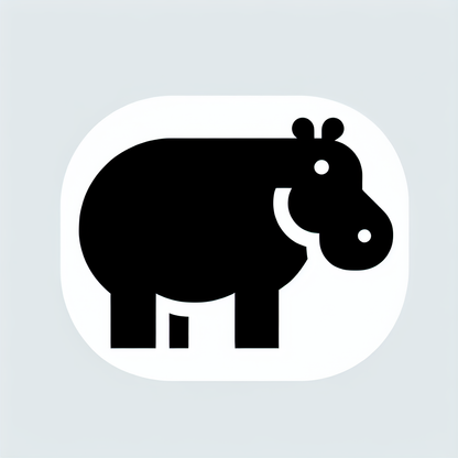 Hippo Logo Design
