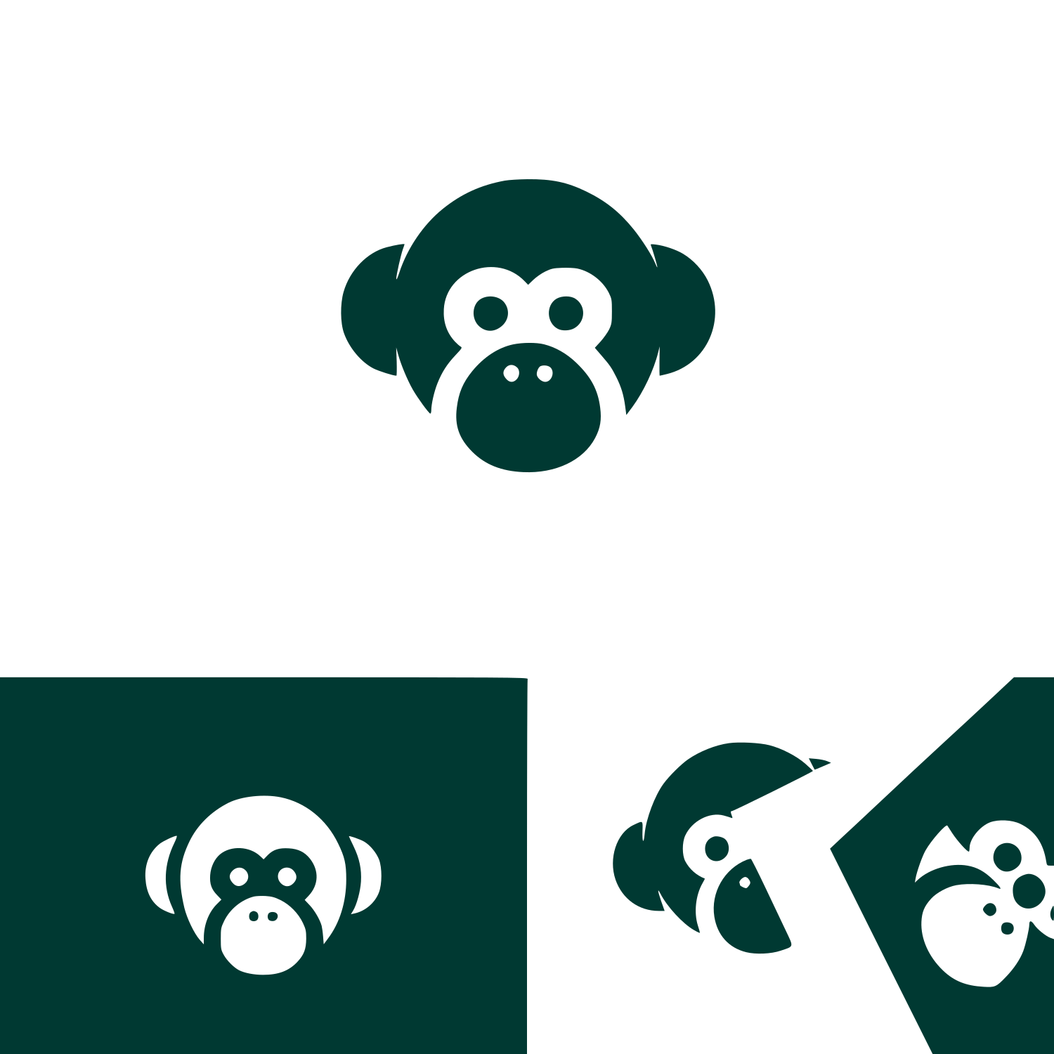 Monkey Logo Design #003932