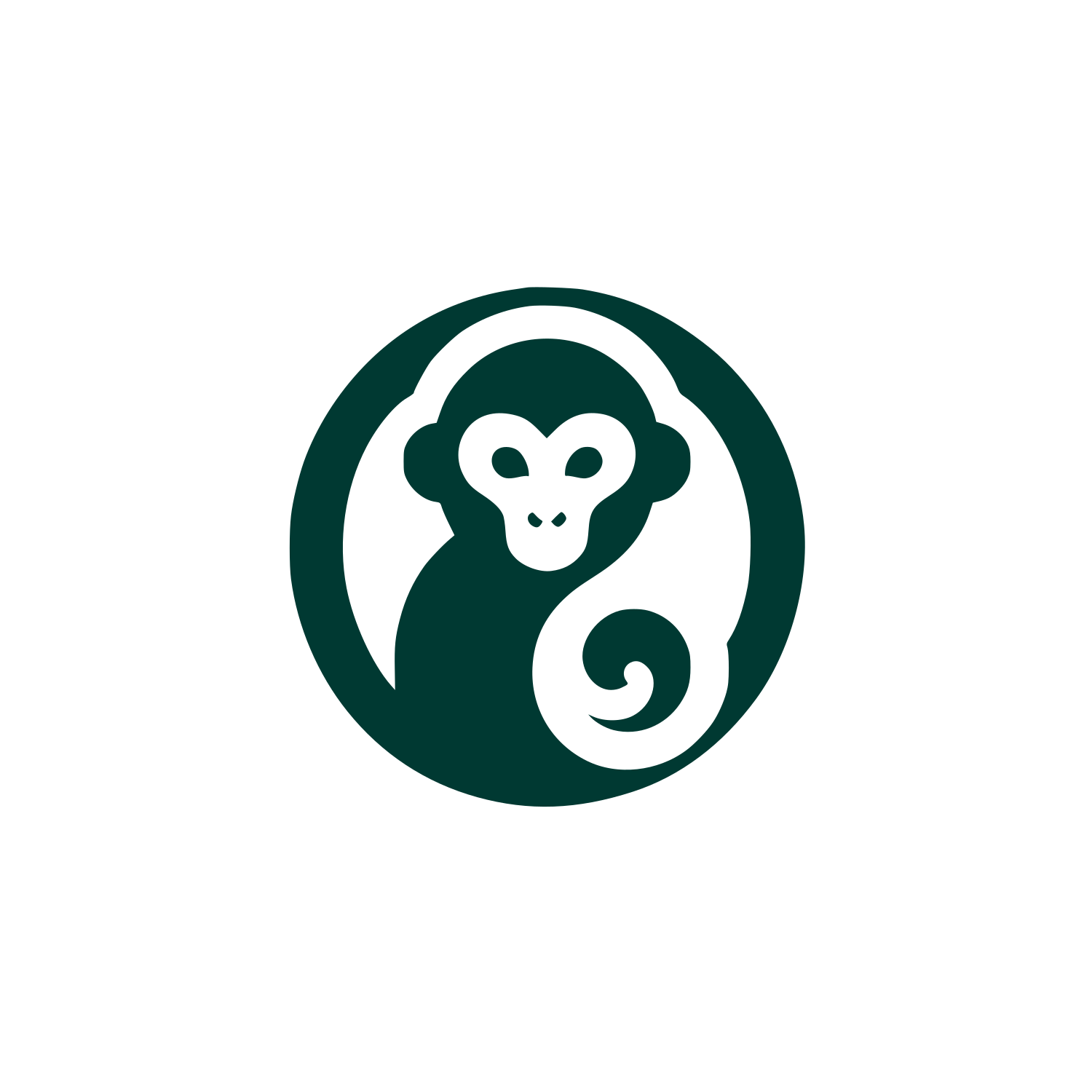 Monkey Logo Design #003932