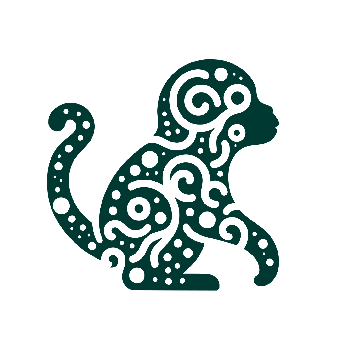Monkey Art Logo #003932