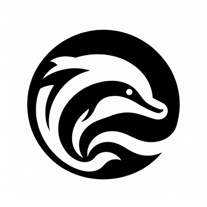 Dolphin Waves Logo