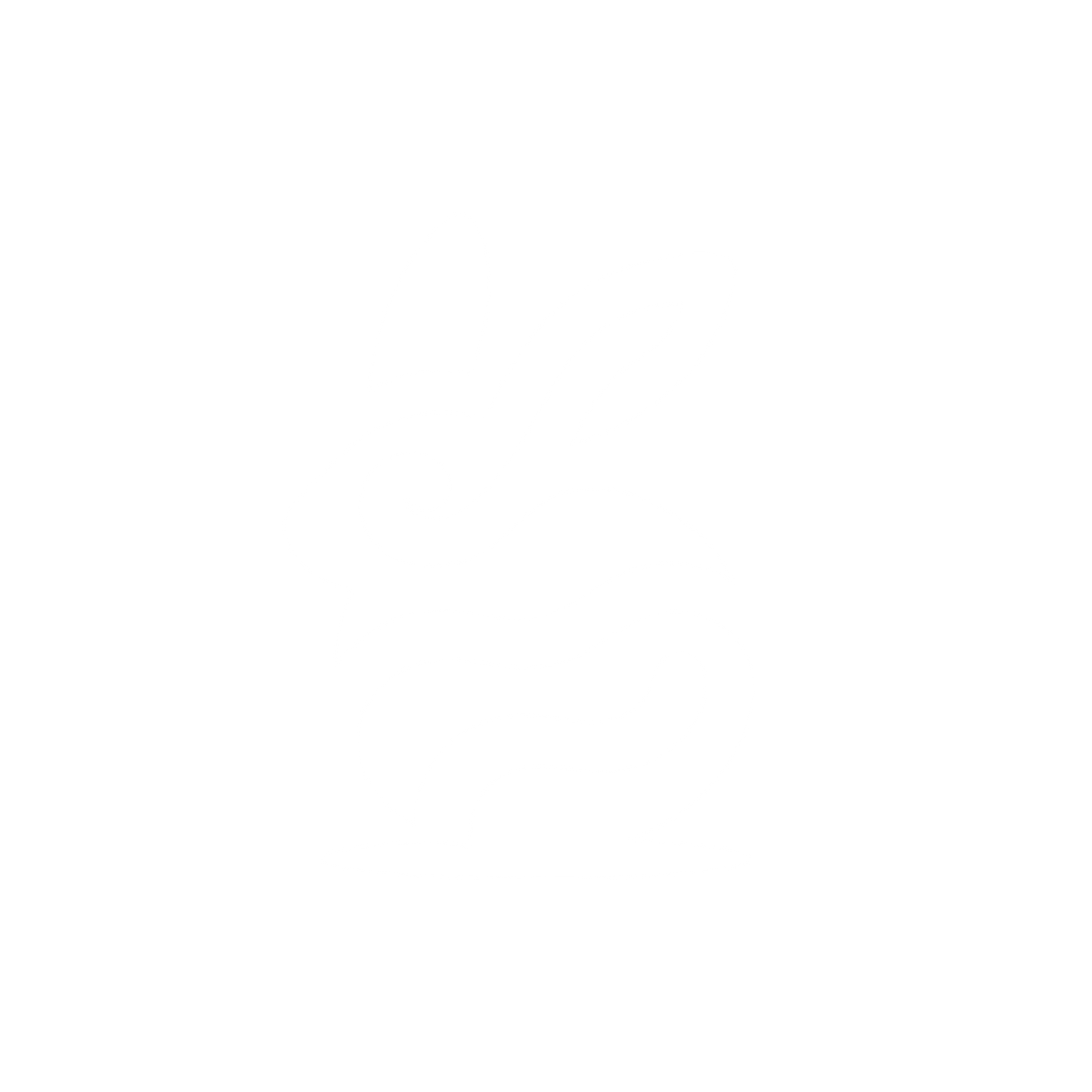 Stylized Rabbit Logo #ffffff