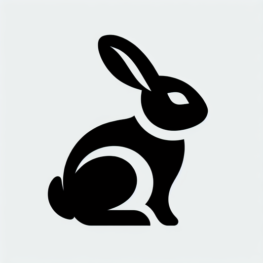 Rabbit Silhouette Logo