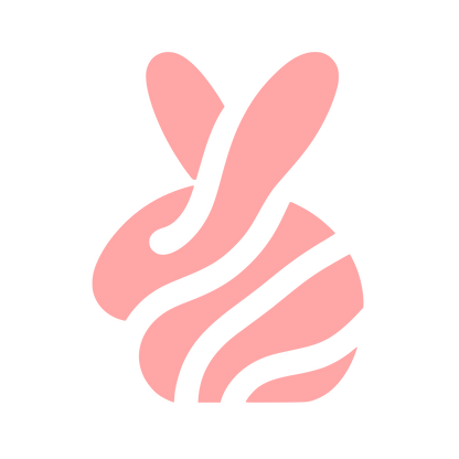 Bold Rabbit Logo #ffa6a6