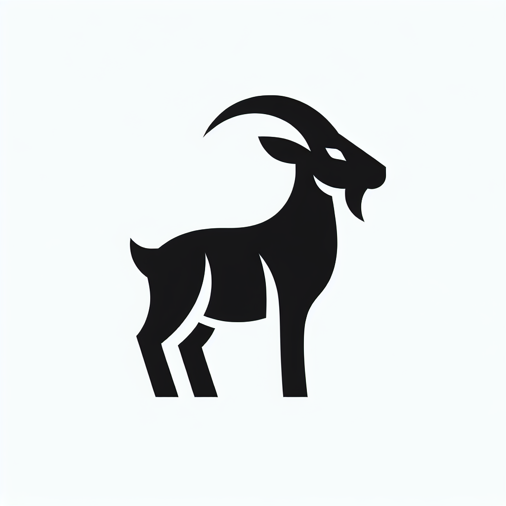 Goat Silhouette Logo